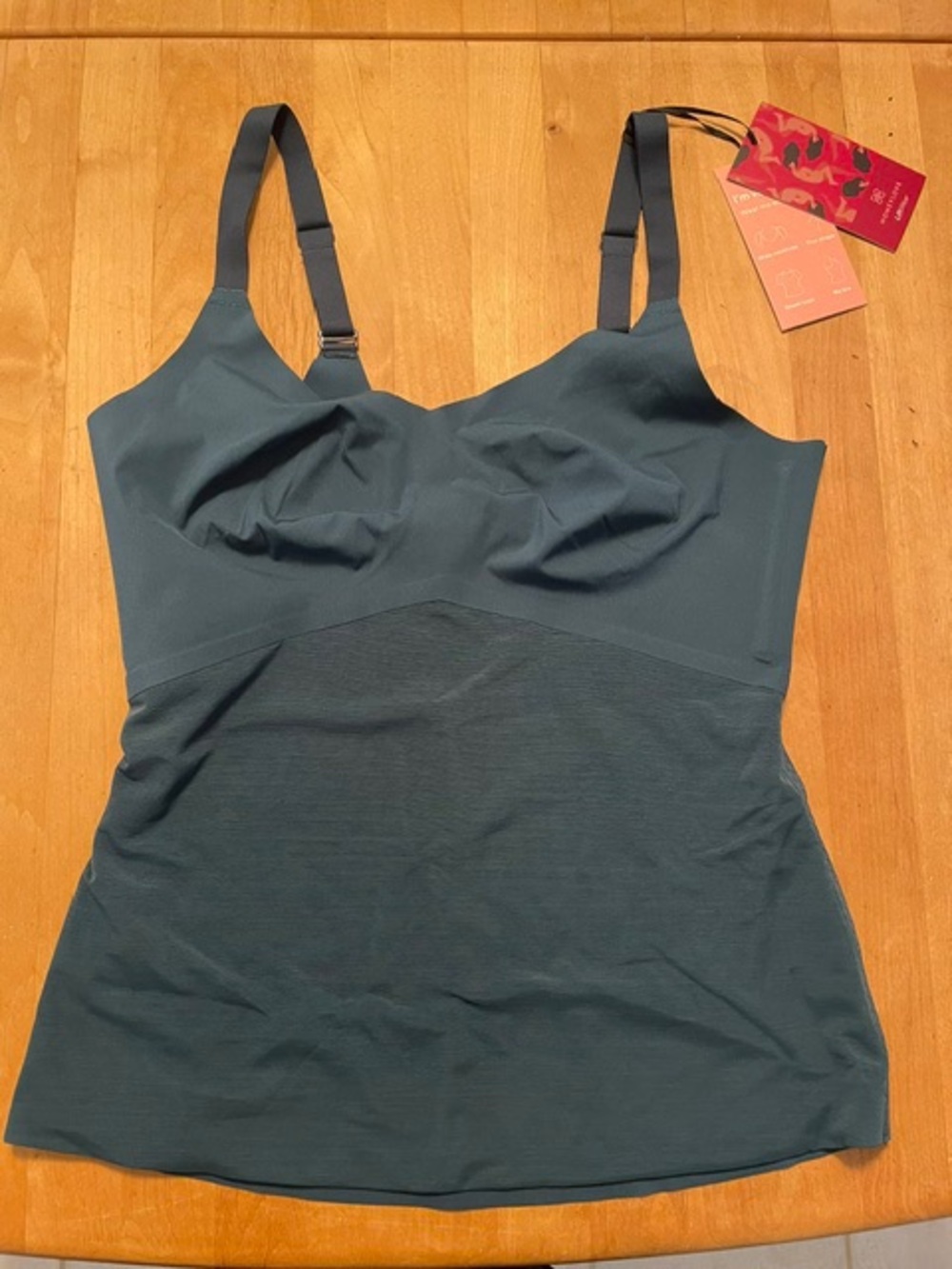 NWT Honeylove Teal Compression Cami